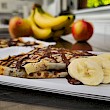 Crêpes mit Schokocreme und Banane